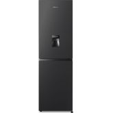 Hisense RB327N4WB1 Fridge Freezer With Water Dispenser - F Energy Rated - Black
