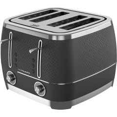 Beko TAM8402B Cosmopolis 4 Slice Retro Toaster - Black