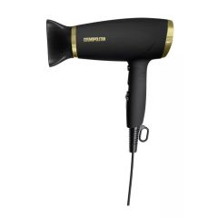 Cosmopolitan 526023 Hair Dryer - Foldable Handle - Black And Gold