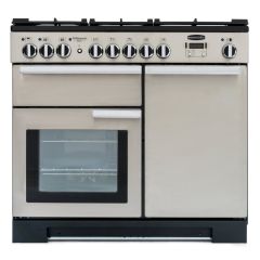 Rangemaster PDL100DFFSS/C 97550 Professional Deluxe 100Cm Dual Fuel Range Cooker - Stainless Steel