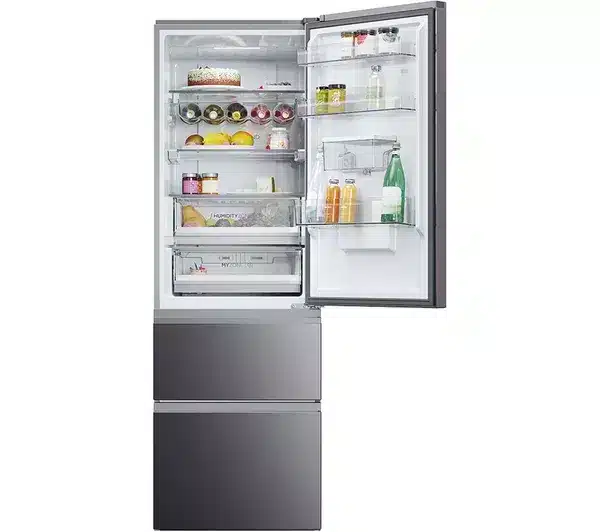 59.5cm 60/40 Frost Free Fridge Freezer - Dark Inox - Image 4