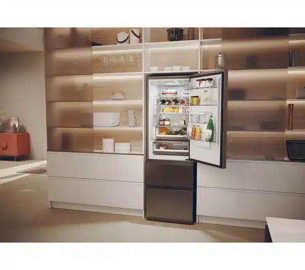 59.5cm 60/40 Frost Free Fridge Freezer - Dark Inox - Image 2