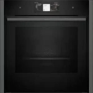 Slide & Hide Single Electric Oven - Black