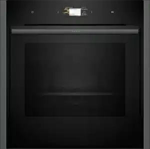 Slide & Hide Single Electric Oven - Black