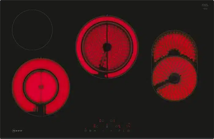 Neff - N70 T18FDH9L 80cm Quick-Light Ceramic Hob - Black Glass