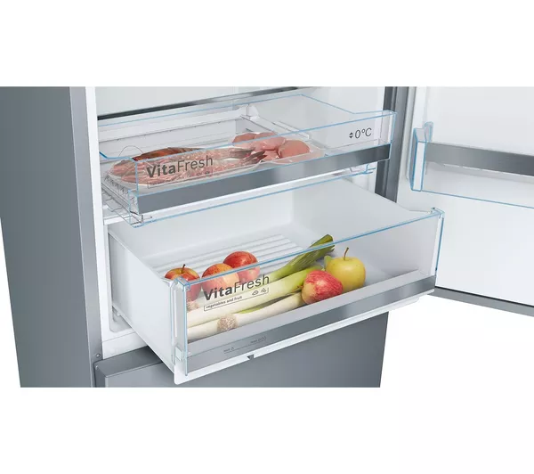 Series 6 200cm Low Frost Fridge Freezer - Silver - Image 2