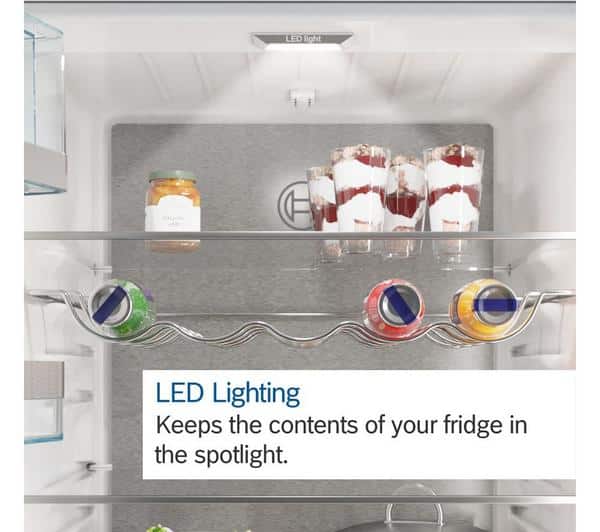 Series 6 200cm Low Frost Fridge Freezer - White - Image 3