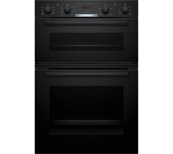 Series 4 Built In Double Oven - Black