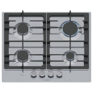 Bosch - Series 6 PCP6A5I90 60cm Gas Hob - Brushed Steel