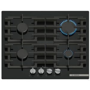 Bosch - Series 6 PPP6A6I40 60cm Gas Hob - Black Glass