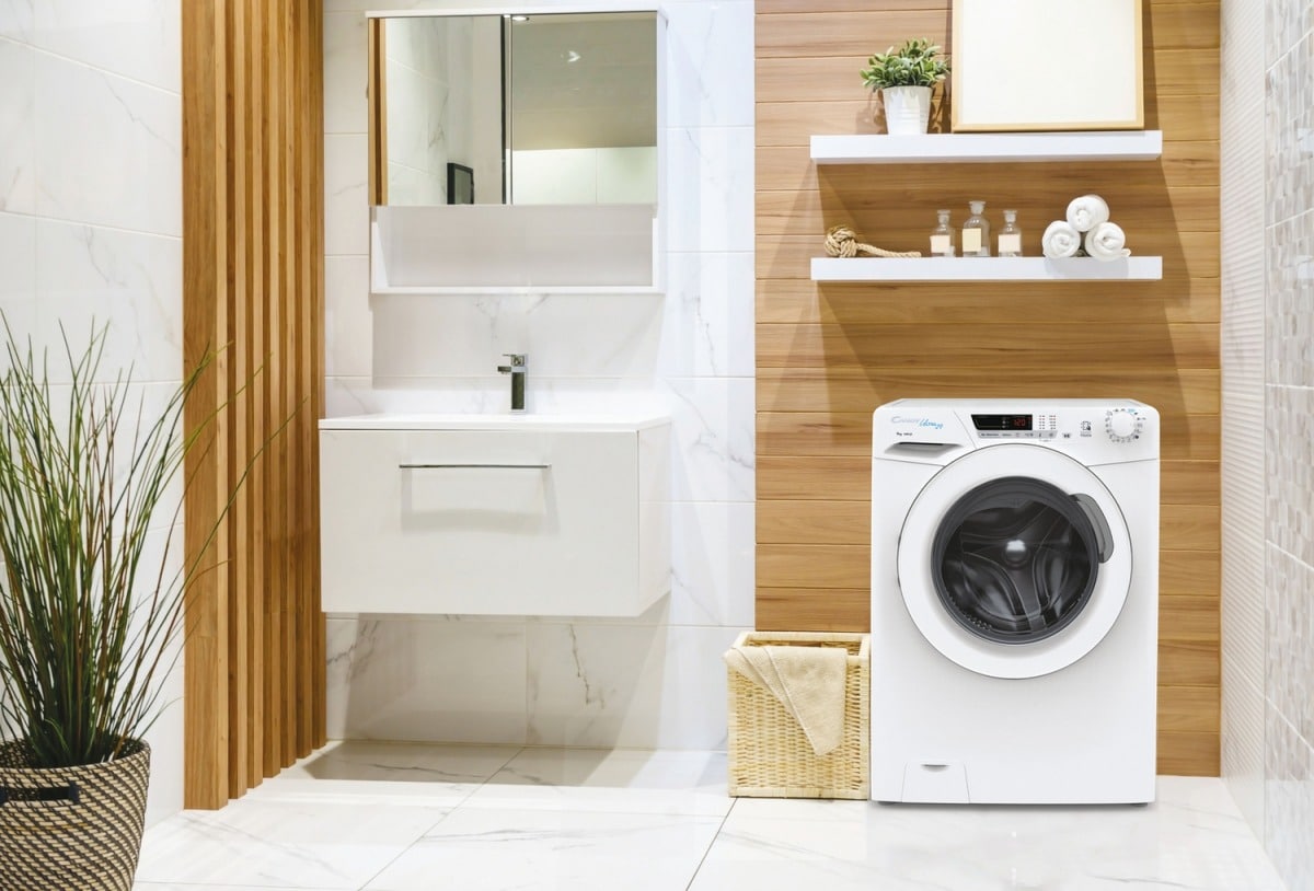 9kg 1400 Spin Washing Machine - White - Image 4