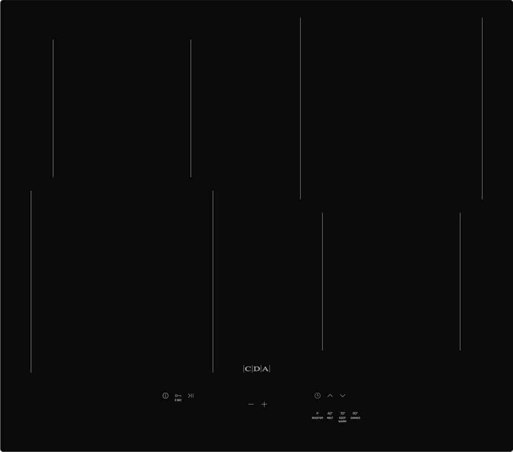 60cm 4 zone Induction hob - Black