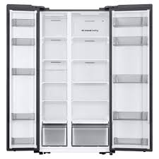 91cm Frost Free American Fridge Freezer - Silver - Image 2