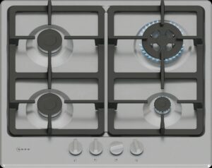 Neff - N50 T26GKH8N1 60cm 4 Burner Gas Hob - Stainless Steel