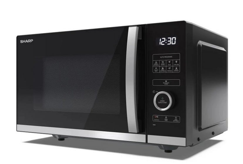 25 Litres Flatbed Microwave Oven - Black - Image 2