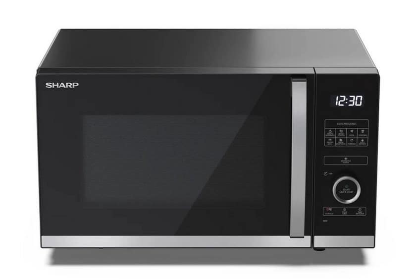 25 Litres Flatbed Microwave Oven - Black - Image 3