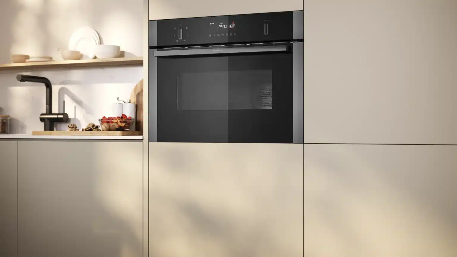 44 Litres Built In Microwave Oven - Graphite Grey - Image 5
