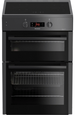 60cm Double Oven Electric Cooker with Induction Hob - Anthracite