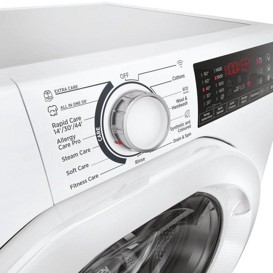 9kg 1400 Spin Washing Machine - White - Image 3