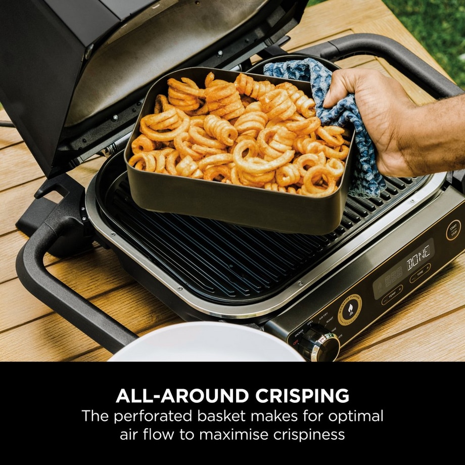 Woodfire BBQ Combo Crisper Basket - Black - Image 4