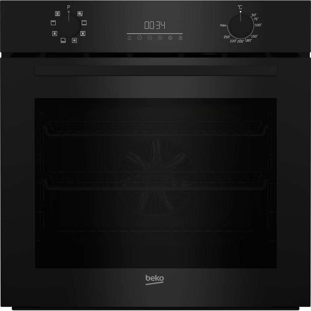 59.4cm Built In Electric Single Oven - Black