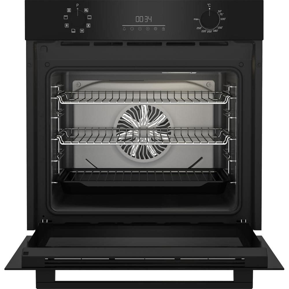 59.4cm Built In Electric Single Oven - Black - Image 2