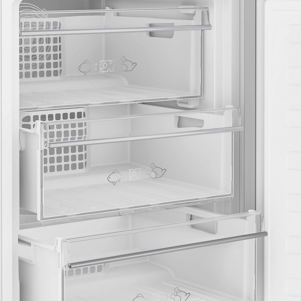 54cm 50/50 Frost Free Fridge Freezer - White - Image 3