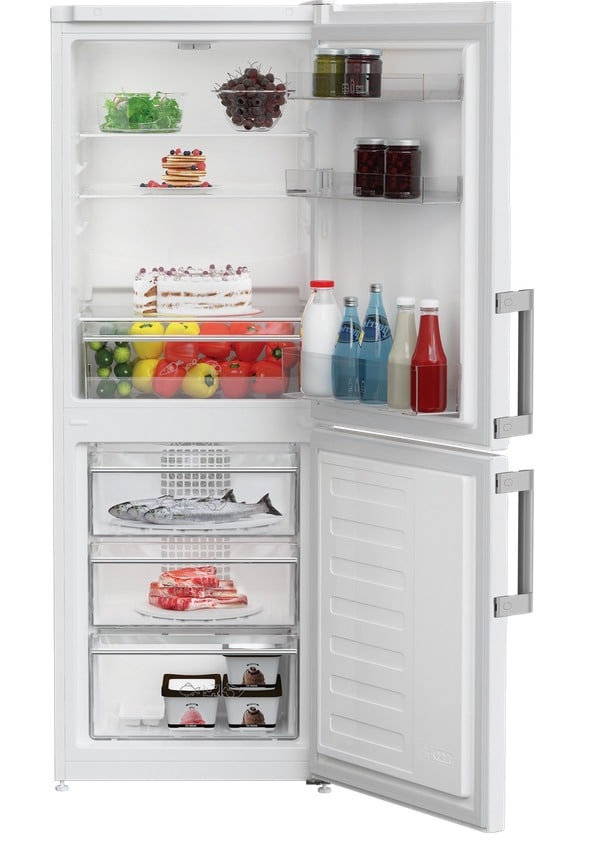54cm 50/50 Frost Free Fridge Freezer - White - Image 2