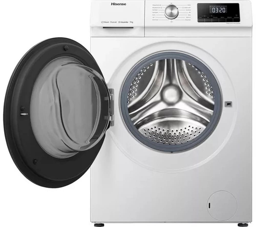 9kg 1400 Spin Washing Machine - White - Image 2