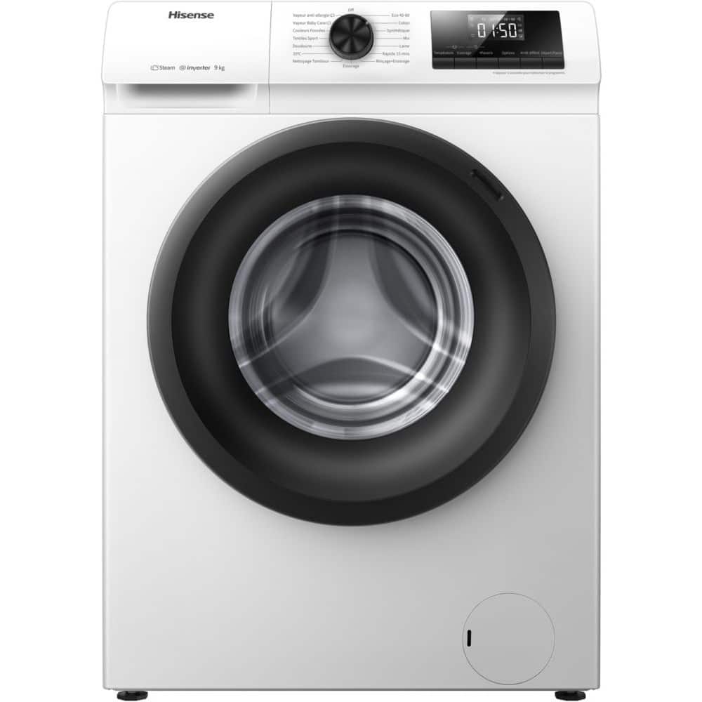 9kg 1400 Spin Washing Machine - White