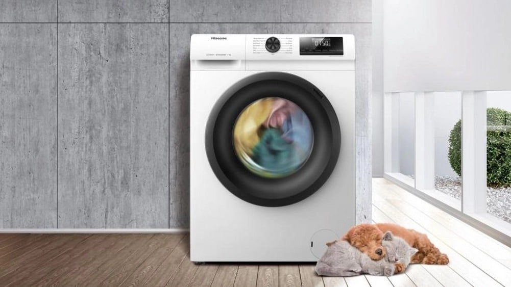 9kg 1400 Spin Washing Machine - White - Image 4