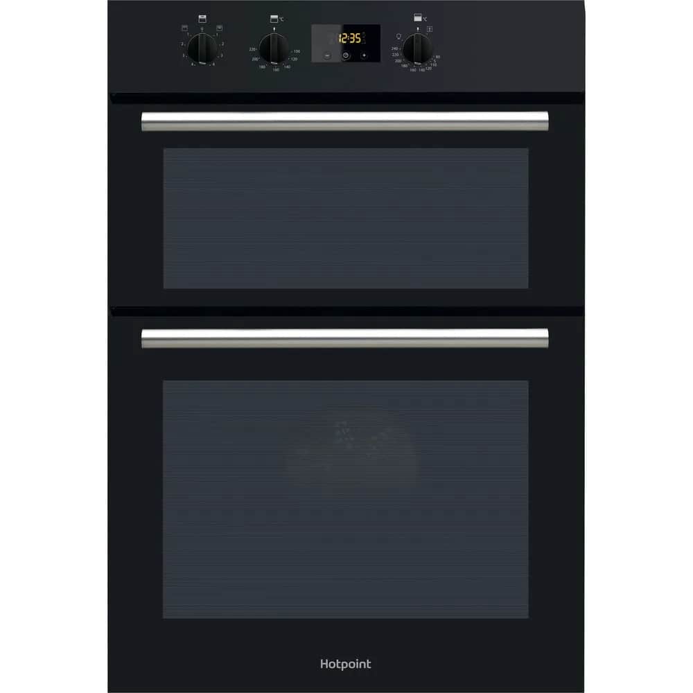 Hotpoint - DD2540BL Built-In Double Electric Oven - Black