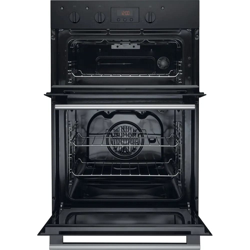 Hotpoint - DD2540BL Built-In Double Electric Oven - Black - Image 2