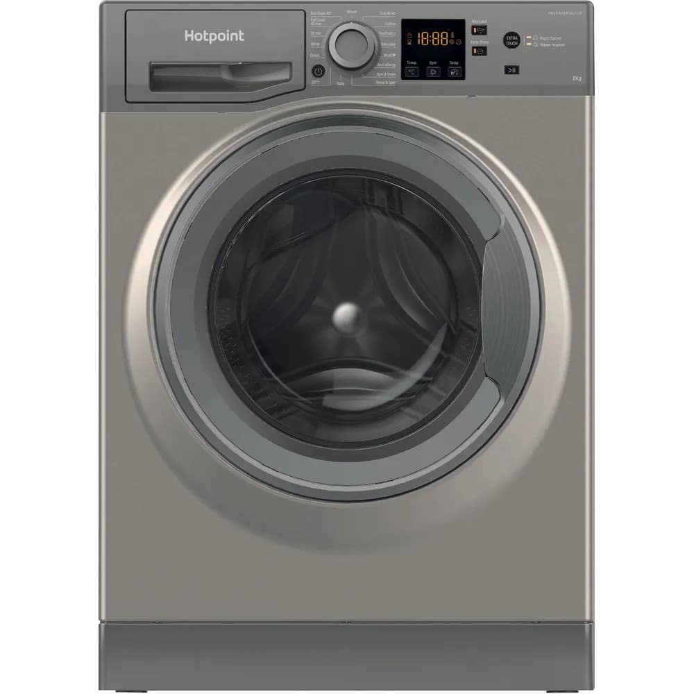 8kg Anti-Stain 1400 Spin Washing Machine - Graphite