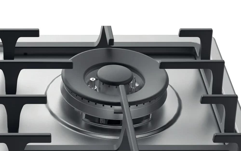 Hotpoint PPH60GDFIXUK 4 Burner Gas Hob - Silver - Image 2
