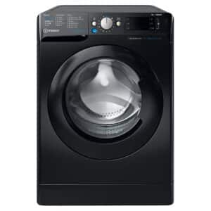 BWE91496XKVUK - Indesit 9kg 1400 Spin Push&Go Steam Washing Machine - Black