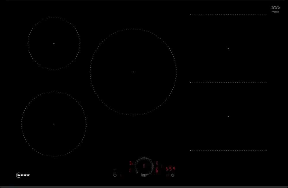 80.2cm Induction Hob - Black