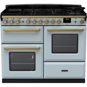110cm Dual Fuel Rangecooker - Misty Blue