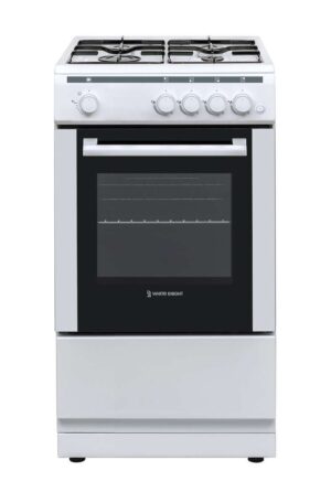 ATSCG50W White Knight 50cm Single Cavity Gas Cooker - White
