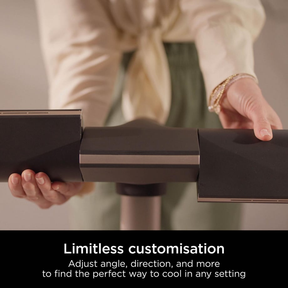 TurboBlade Multi-Directional Cooling Fan - Charcoal Beat Brass - Image 3