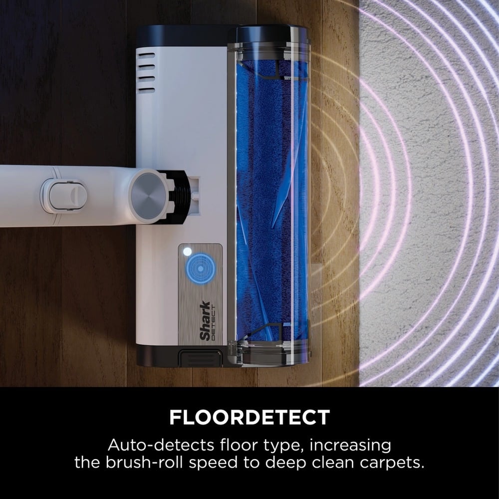 Detect Clean & Empty Cordless Pet Vacuum Cleaner - 60 Minutes Run Time - White - Image 4