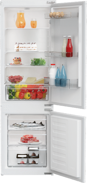 Zenith ZICSD473 54cm 70/30 Integrated Manual Fridge Freezer
