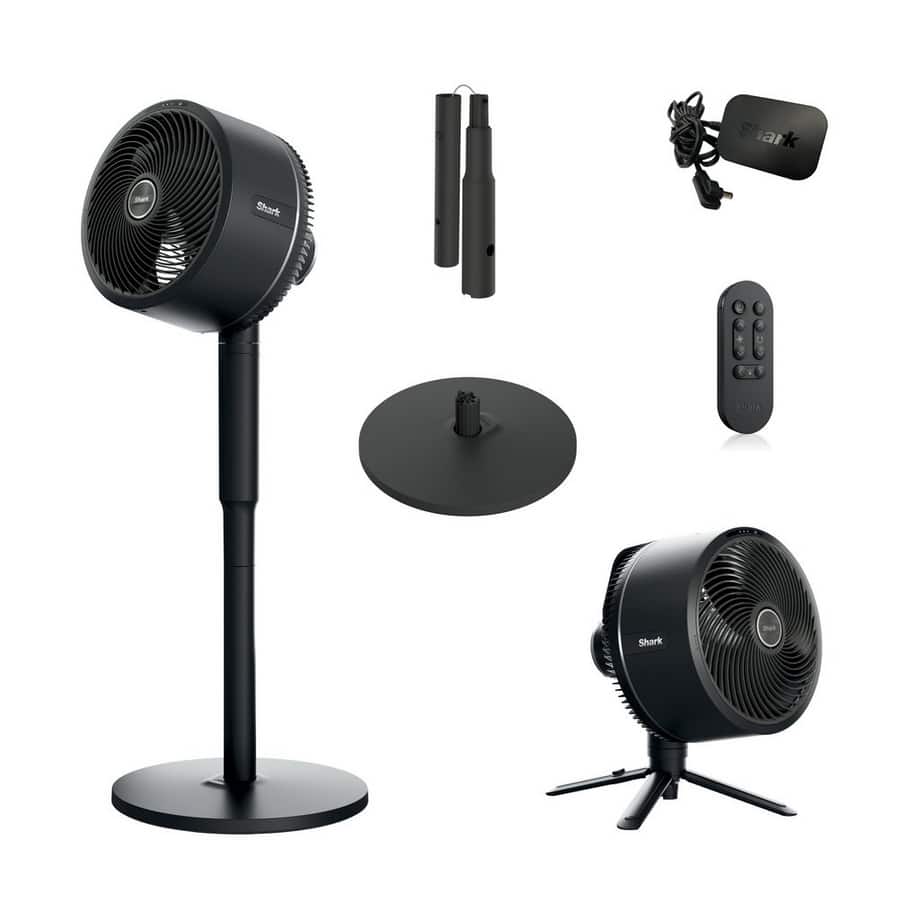 FlexBreeze High-Velocity Hybrid Cordless & Corded Fan - Black - Image 2