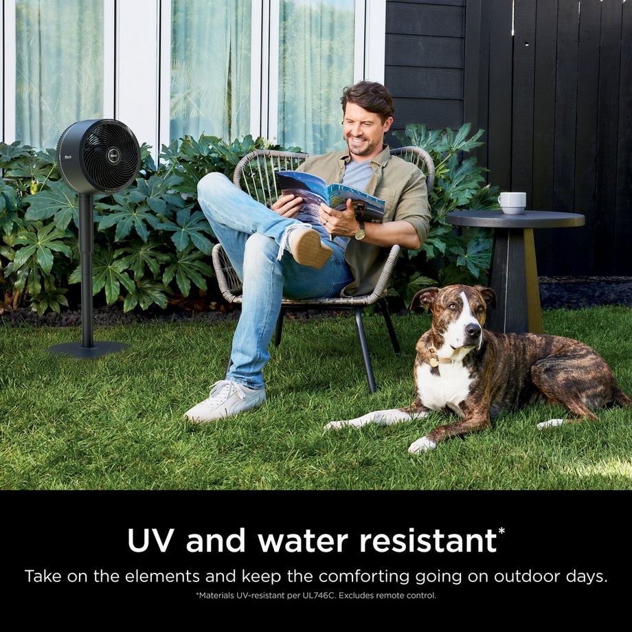 FlexBreeze High-Velocity Hybrid Cordless & Corded Fan - Black - Image 8