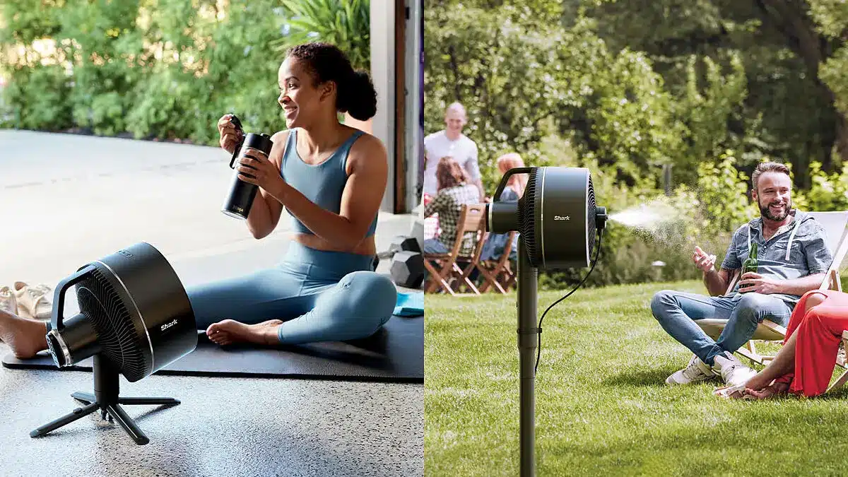 FlexBreeze High-Velocity Hybrid Cordless & Corded Fan - Black - Image 10