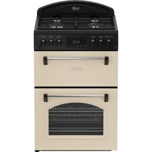 Cream Gas Double Oven