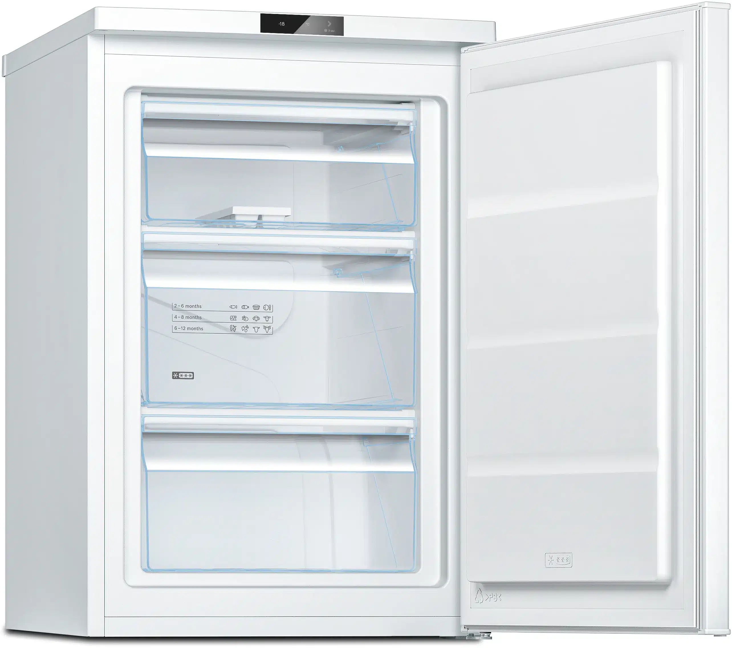 GTV15NWEBG- Bosch Series 2, Under Counter Freezer, 85 x 56 cm, White - Image 2