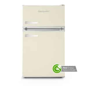 Montpellier MAB2035EC 45.3cm Undercounter Retro Fridge Freezer - Cream