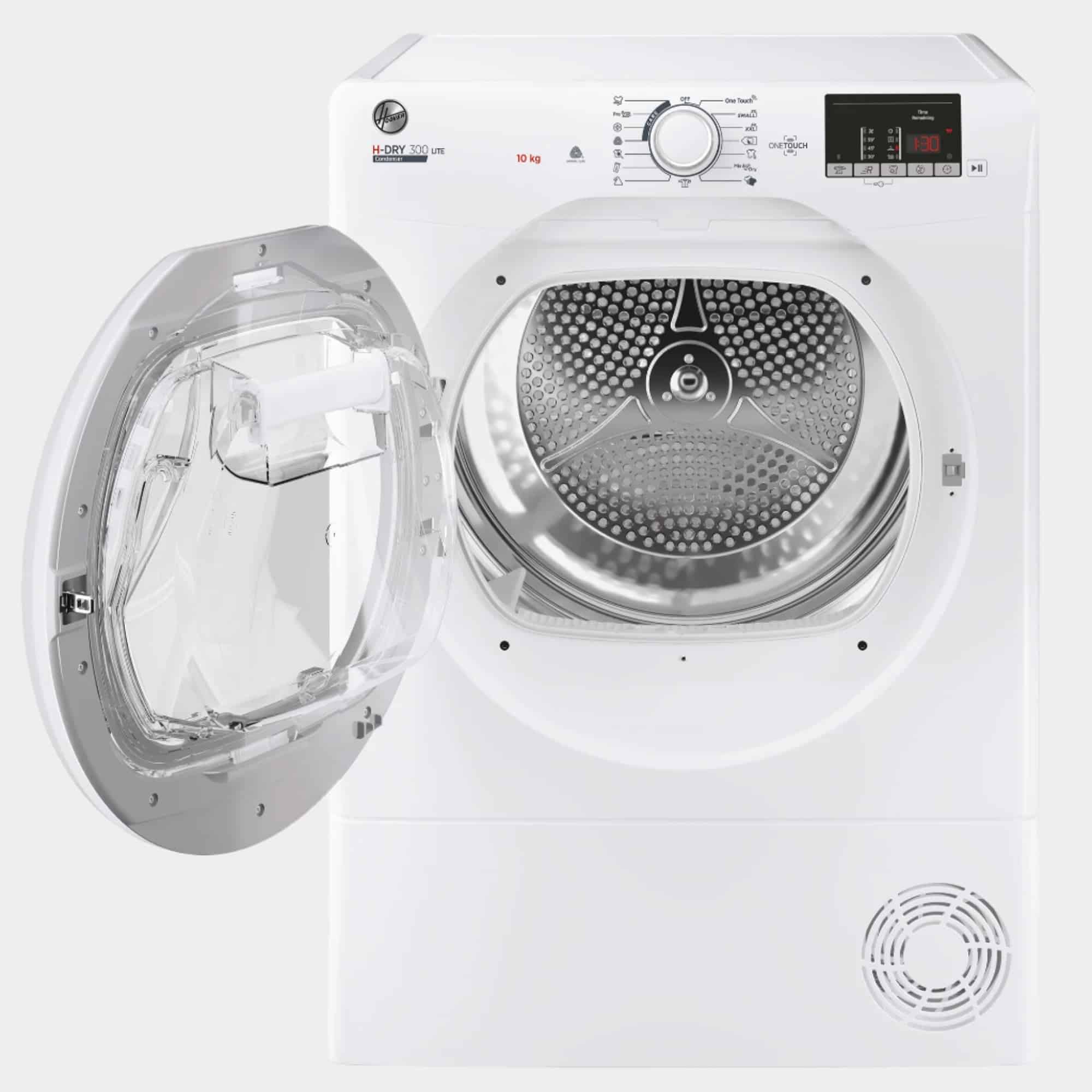 H-Dry 300 HLE C10DE-80 10kg Condenser Tumble Dryer - White - Image 2