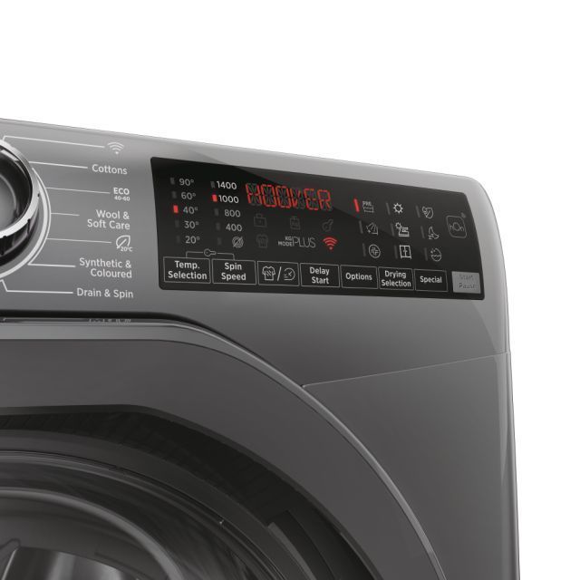 H-Wash 350, 9+6kg 1400rpm Washer Dryer, Graphite, WiFi - Image 4